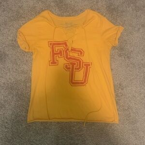Lace Up FSU T-shirt